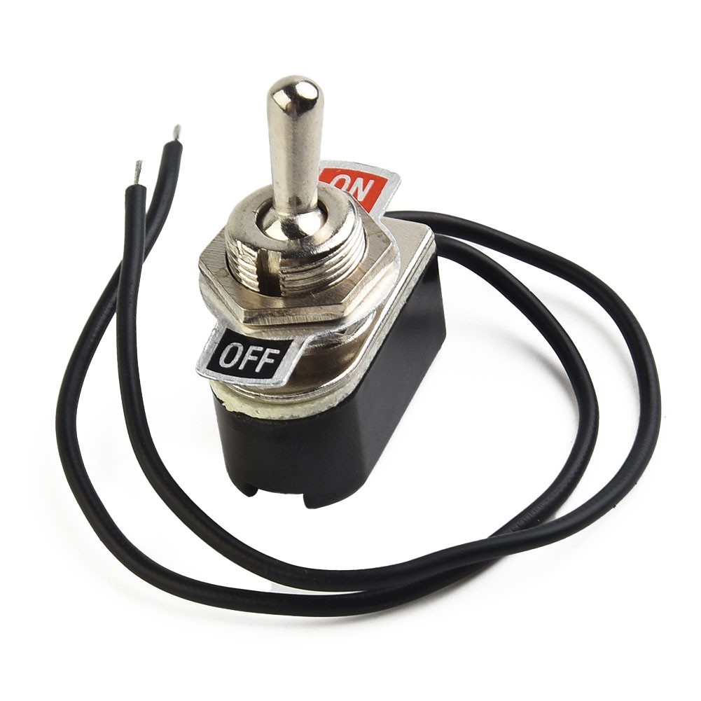 for TOGGLE Switch SPST 6A SPST Contacts Switch for TOGGLE With Wire Switch