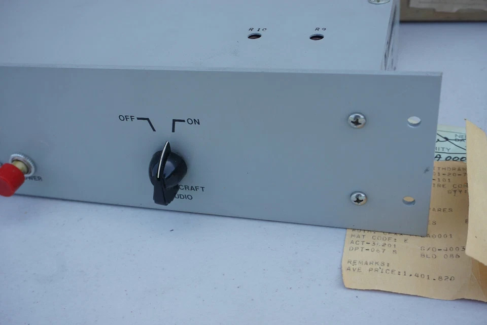 NASA Space Shuttle Spacecraft Audio Wire Converter Original Artifact & Box Rohr