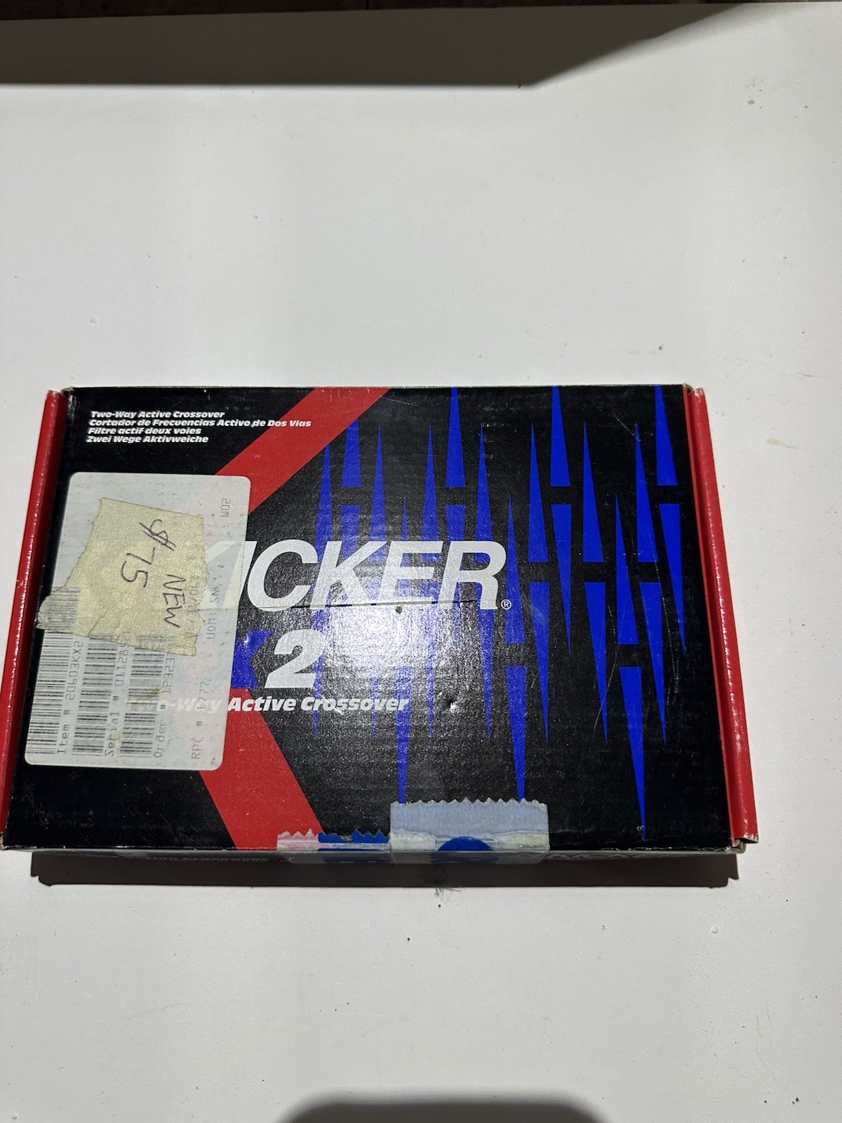 Kicker KX2 Two-Way Active Crossover Single Processor High Pass, 40-300hz