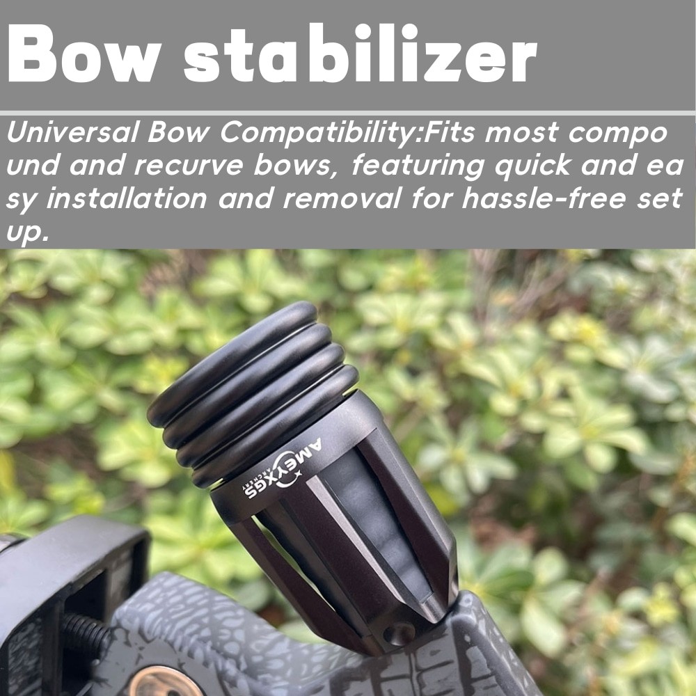 Riser Shock Bow Stabilizer Damper Silencer Absorber Archery Hunting Compound Bow
