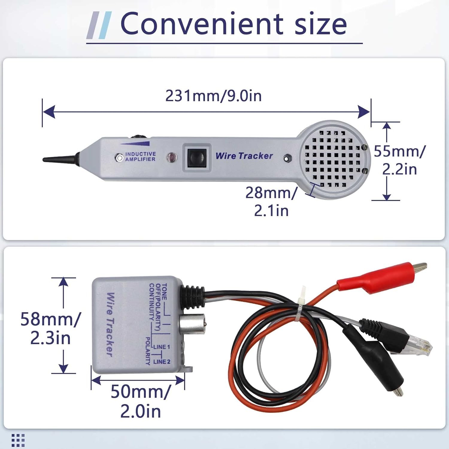 Tone Generator kit, Wire Tracer Circuit Tester, 200EP High Accuracy Clear