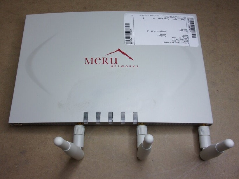 MERU NETWORKS AP 310 Dual Radio Access Point AP300 POE SEE NOTES