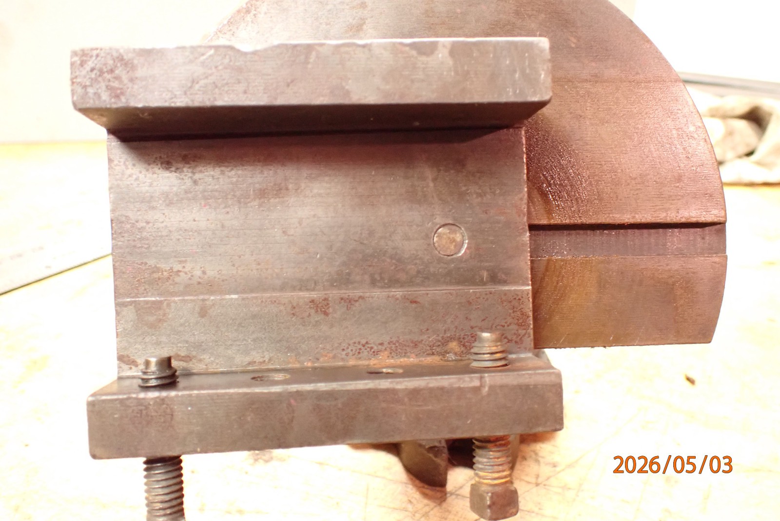 OLDER ADJUSTABLE ANGLE GRINDING GRINDER FIXTURE MACHINIST TOOLING