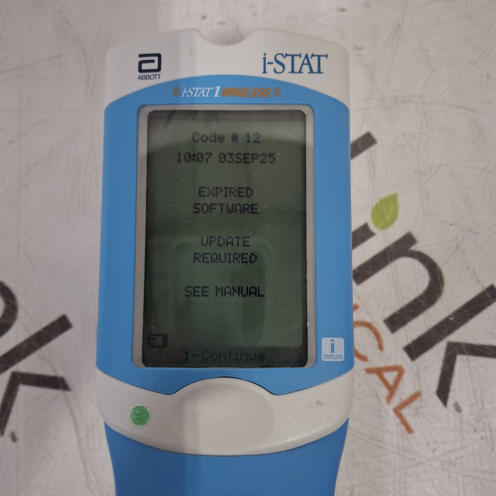 Abbott i-Stat 300W Wireless Blood Analyzer with i-Stat 1 Printer