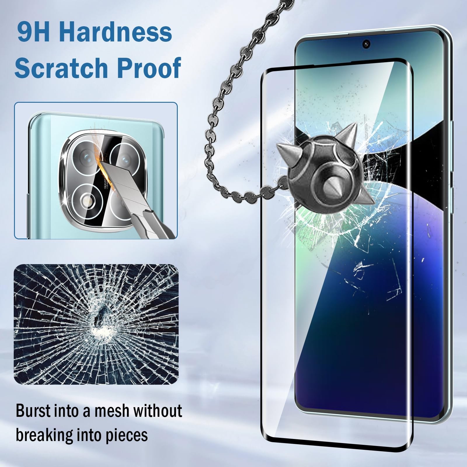 2+2 Pack 3D Screen Protector for Redmi Note 14 Pro+ 14 Pro Plus 5G