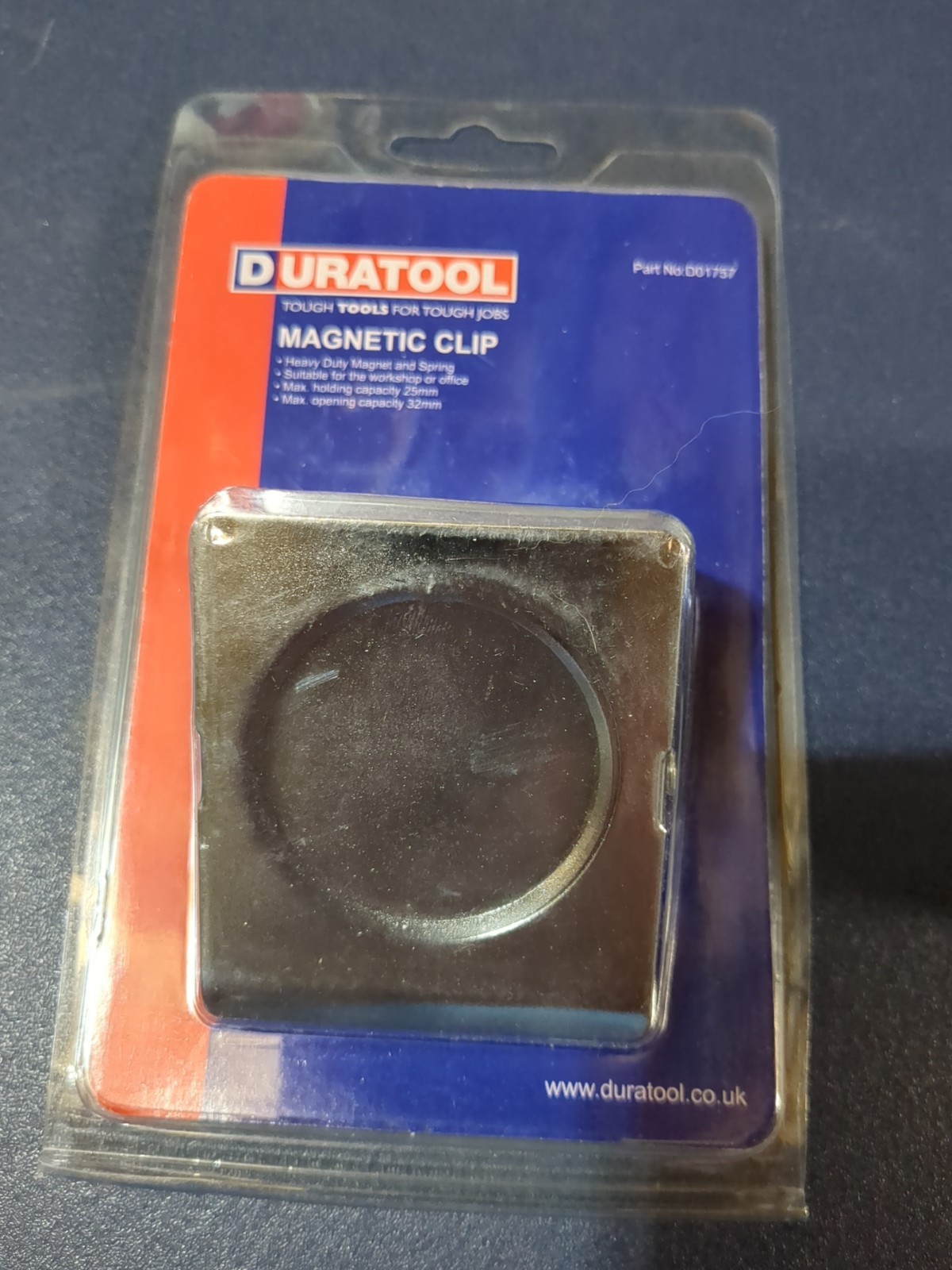 Magnet Clip Holder New ALL METAL MAGNETIC CLIP Tool Silver Steel