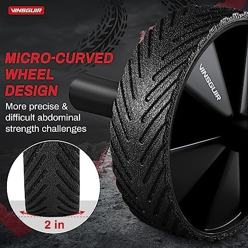 Ab Roller Wheel - Ab Workout Equipment for Abdominal & Core Strength Training...