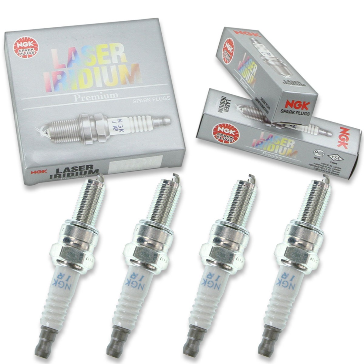 4pcs 12-13 Arctic Cat ProCross XF 1100 Turbo LXR NGK Laser Iridium Spark jm