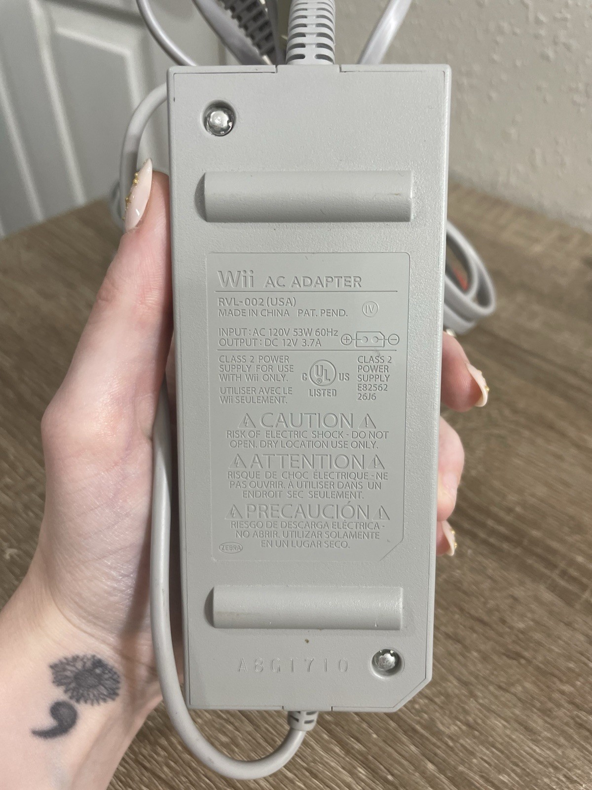 🔌 Nintendo Wii OEM Power Supply TESTED Bundle AV Cable Sensor Bar Bundle ✅
