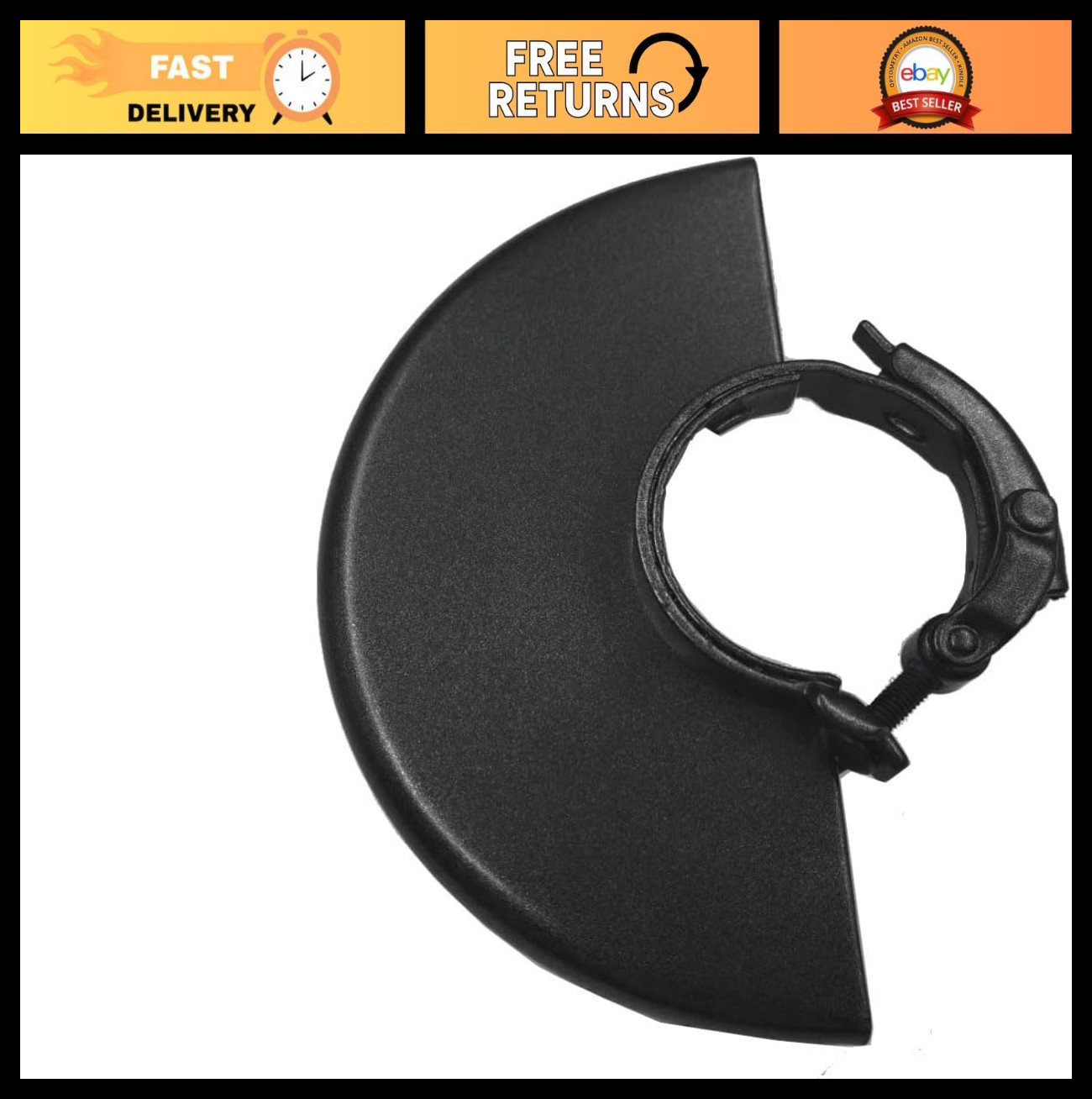 Adjustable Grinder Guard for 5''/4-1/2'' Angle Grinders - Metal Protective Cover