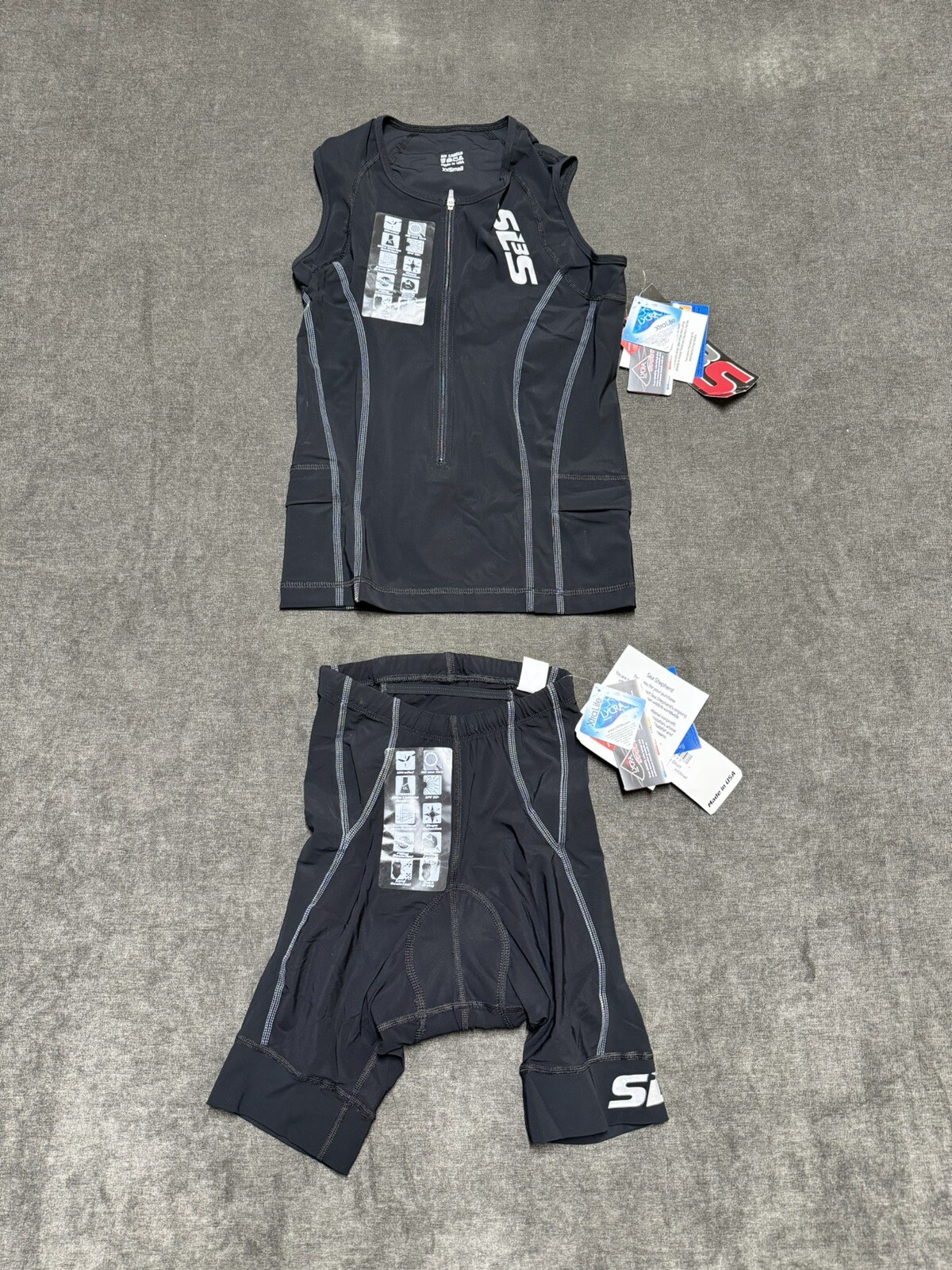 SLS3 FX Triathlon Race Suit Raven Black Sun Repel XXsmall/110 Lbs Women’s