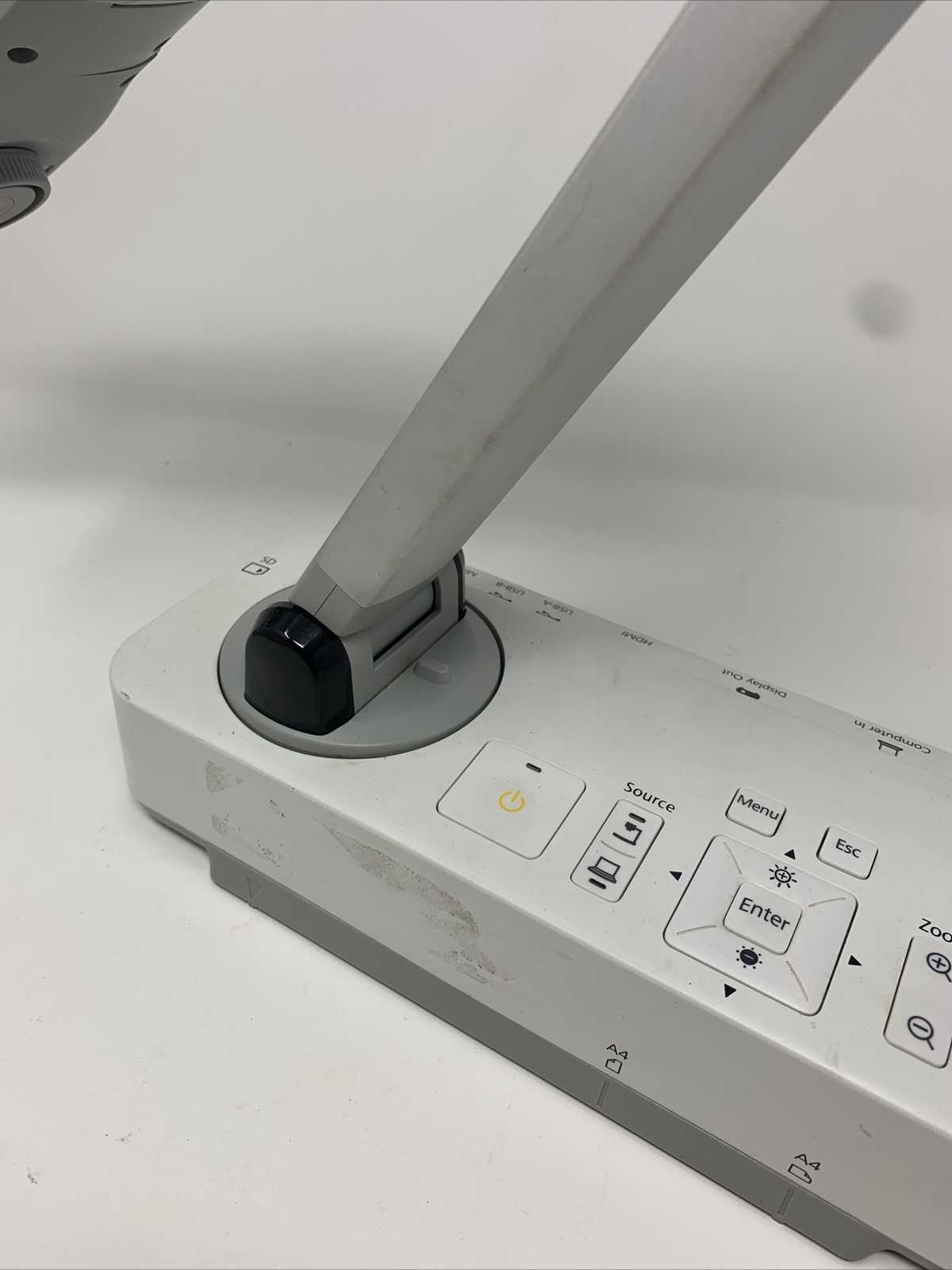 Epson document camera ELPDC-12 HDMI No power cord or remote sold not working