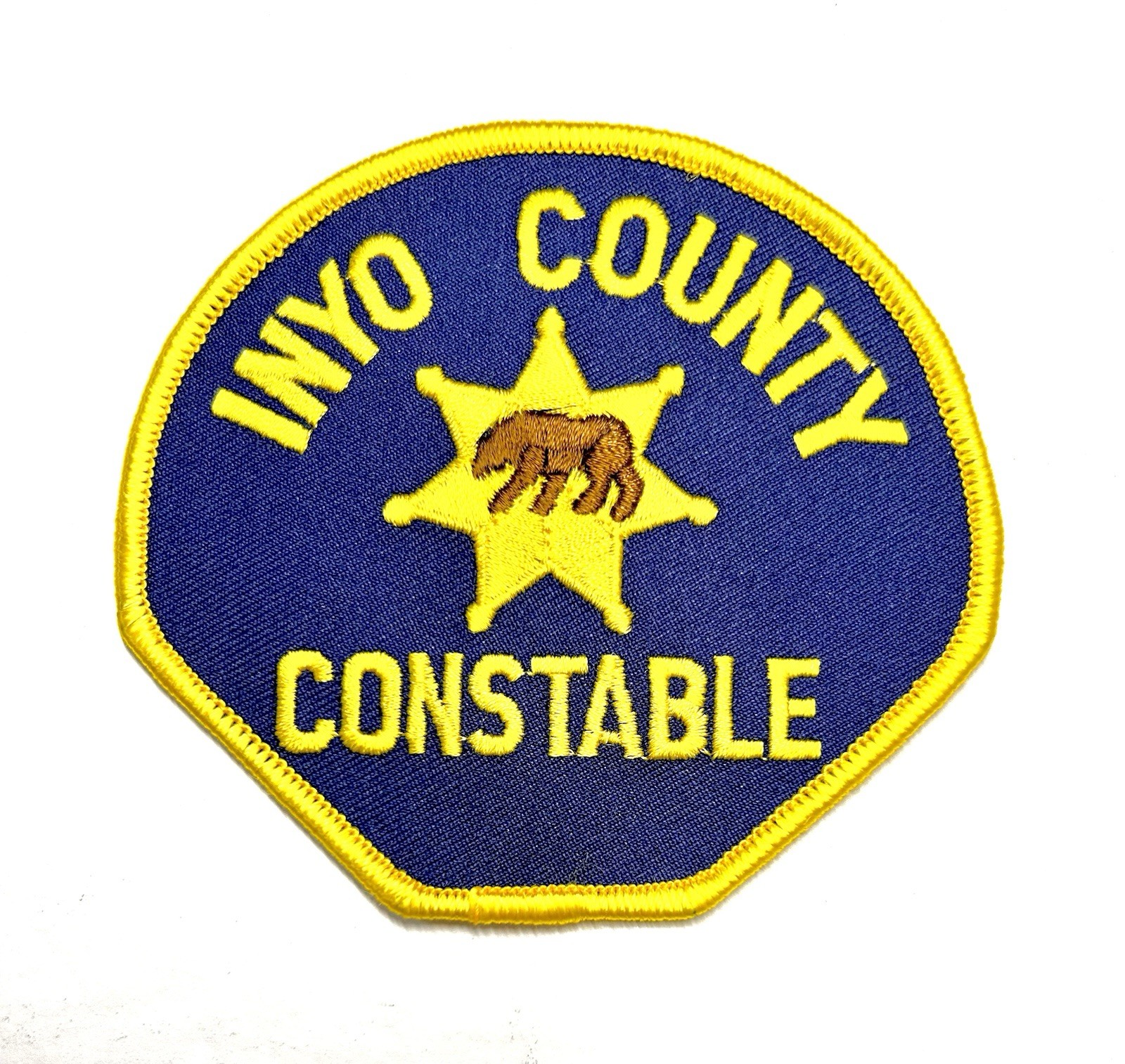 VINTAGE CALIFORNIA CA INYO COUNTY CONSTABLE POLICE PATCH #PDD58