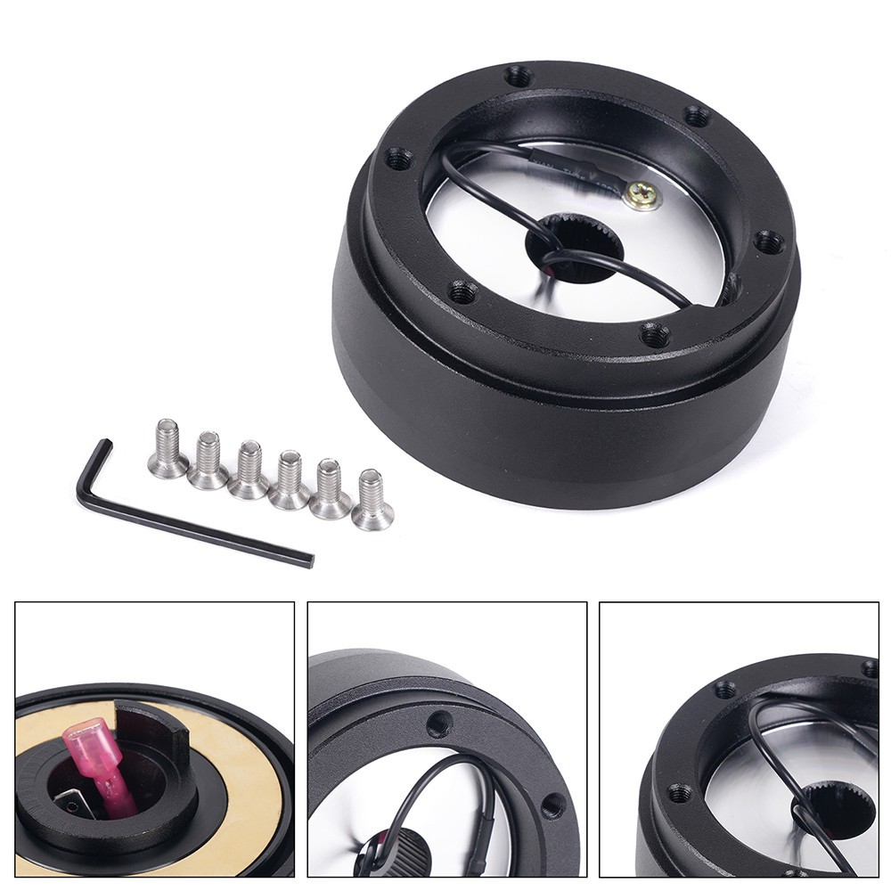 Red Steering Wheel+Quick Release+Hub Adapter 186H For Volkswagen VW Golf Jetta