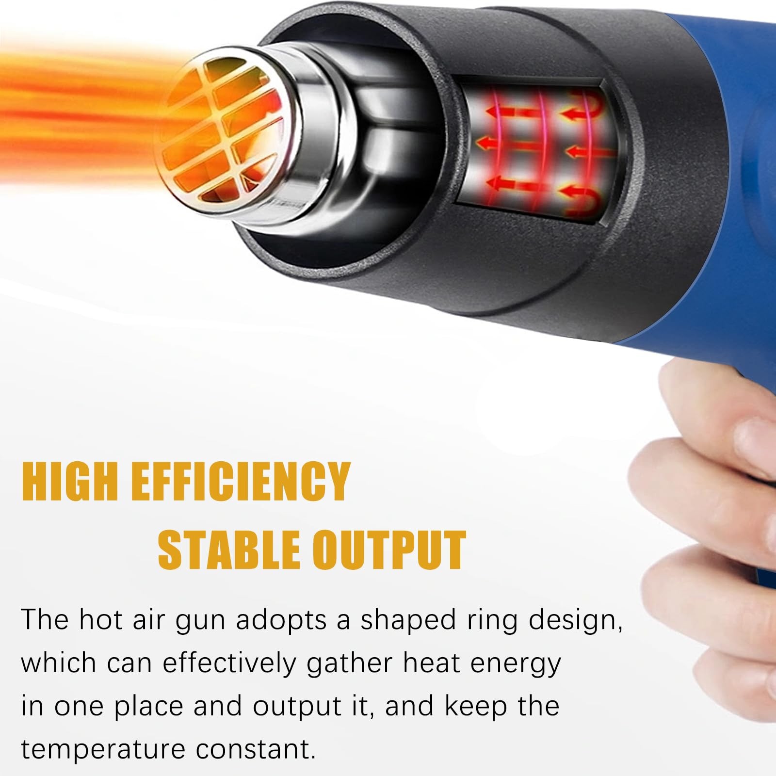 Heat for Vinyl Wrap, Heat for Crafting, Heat Blower, Heat , 2000W Heat Hot Ki...