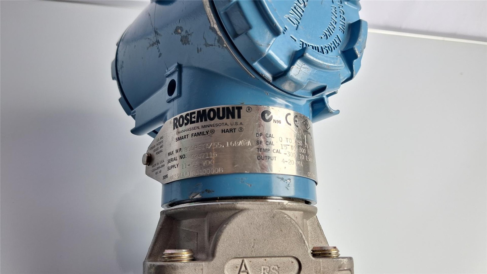 ROSEMOUNT SMART TEMPERATURE TRANSMITTER MA23AAA10AA0000B