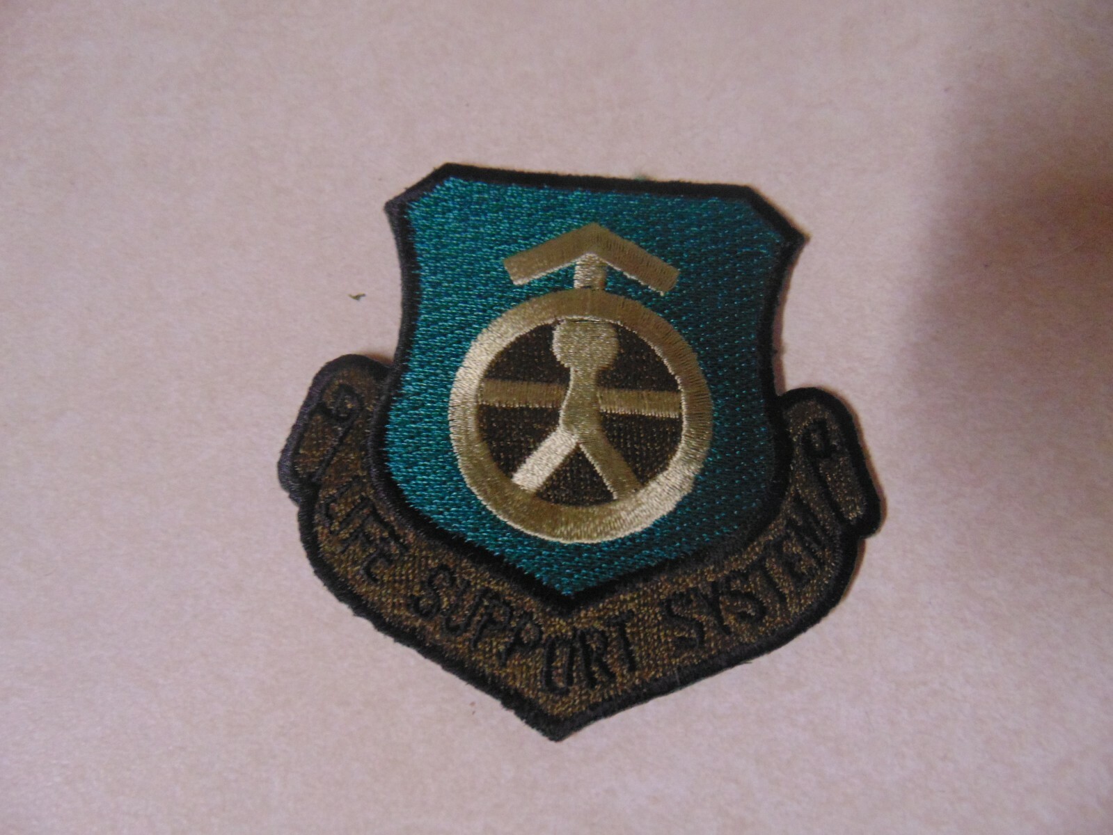 MILITARY PATCH SEW ON OLDER POCKET US AIR FORCE LIFE SUPPORT SYSTEM