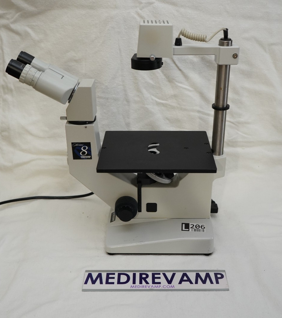 Hund Wetzlar Wilovert 30 Westover Series 8 Inverted Laboratory Microscope