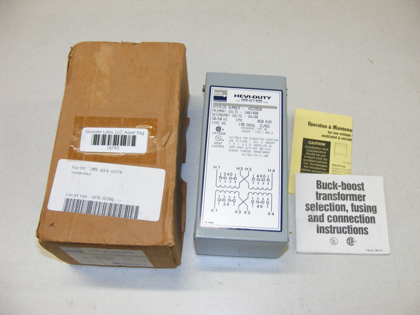 EGS Sola HEVI-DUTY Transformer HS22B50  (zz4)