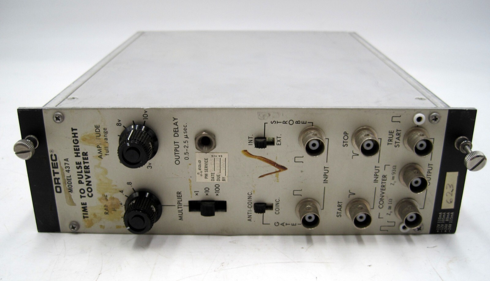 Ortec Model 437A Time to Pulse Height Converter NIM Module