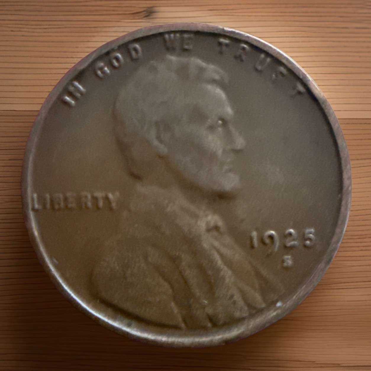 1925-S Lincoln Wheat Cent “Sold As Pictured” Fast Shipping #2406