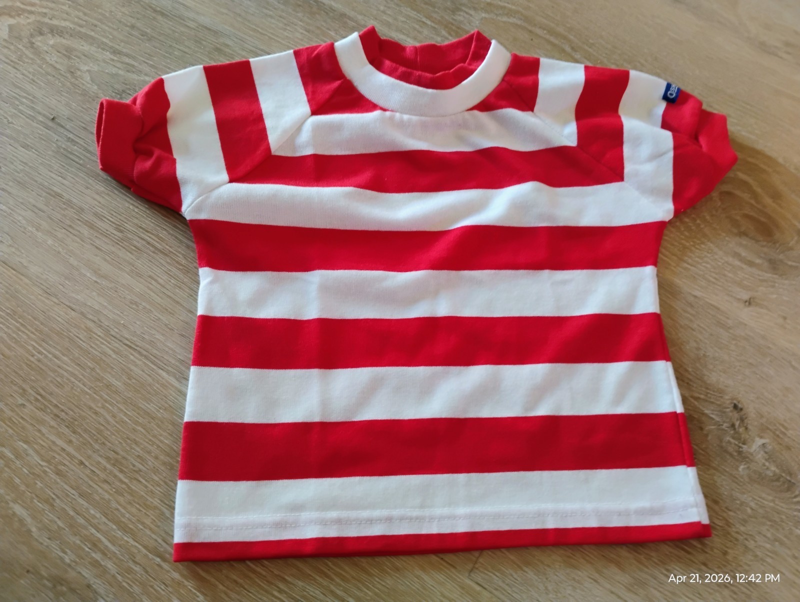 OSHKOSH B'GOSH vintage striped polo jersey shirt~size 12 months