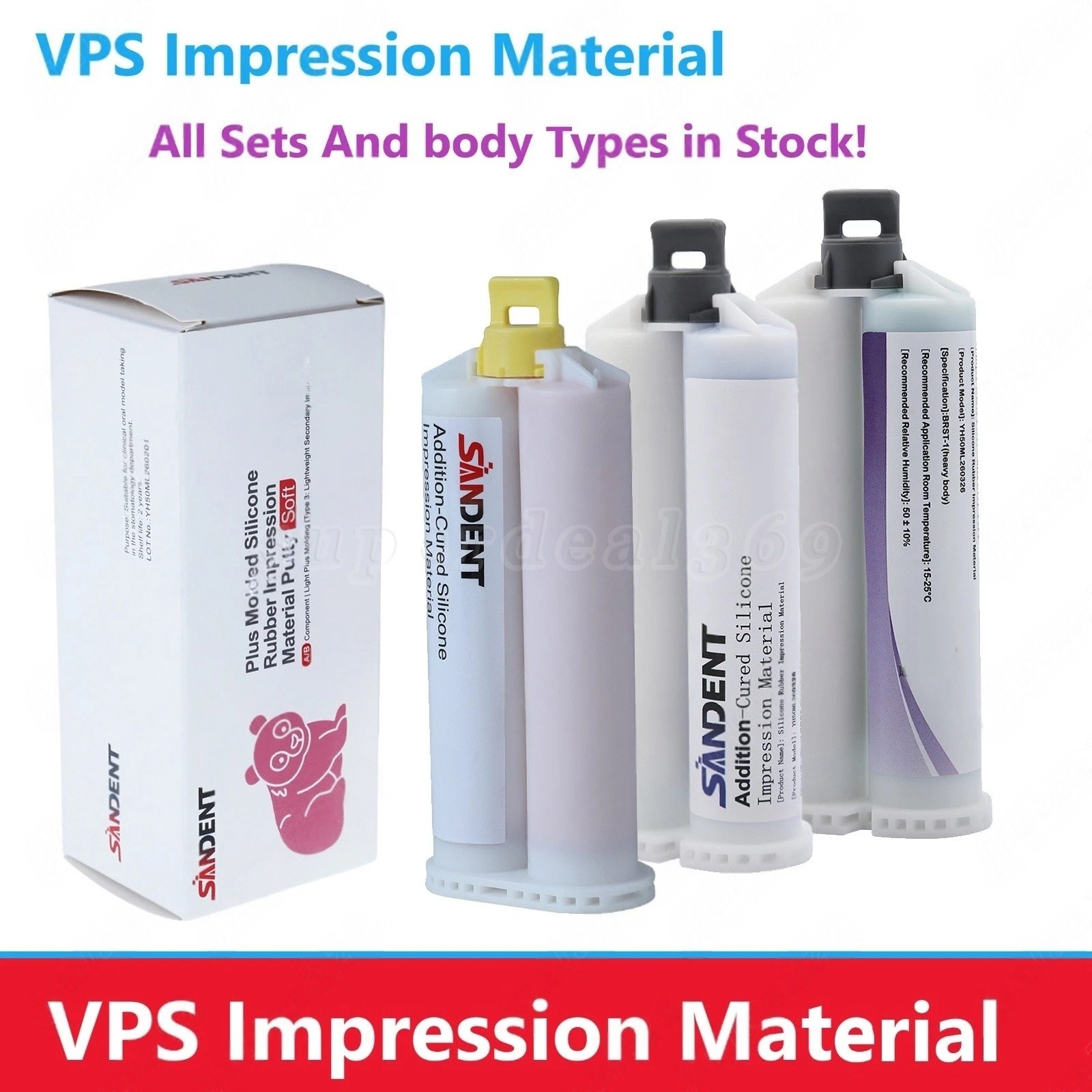 Dental Impression Material, VPS Heavy & Light Body, Fast & Regular (Choose Qtys)