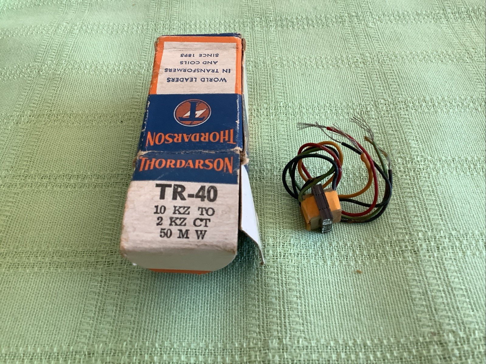 Thordarson TR-40 Transistor Radio Driver Or Interstage Transformer  50mW