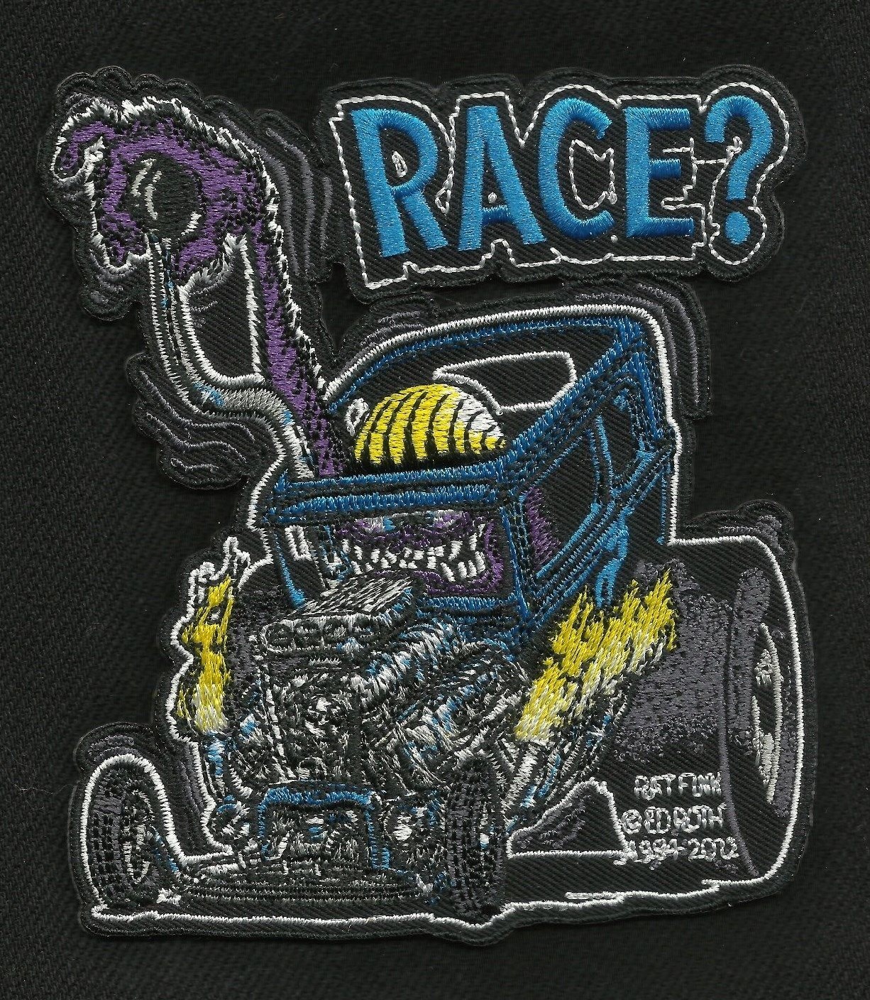 OFFICIALLY LICENSED ED "BIG DADDY" ROTH RAT FINK RACE? CAFE RACER HOT ROD PATCH