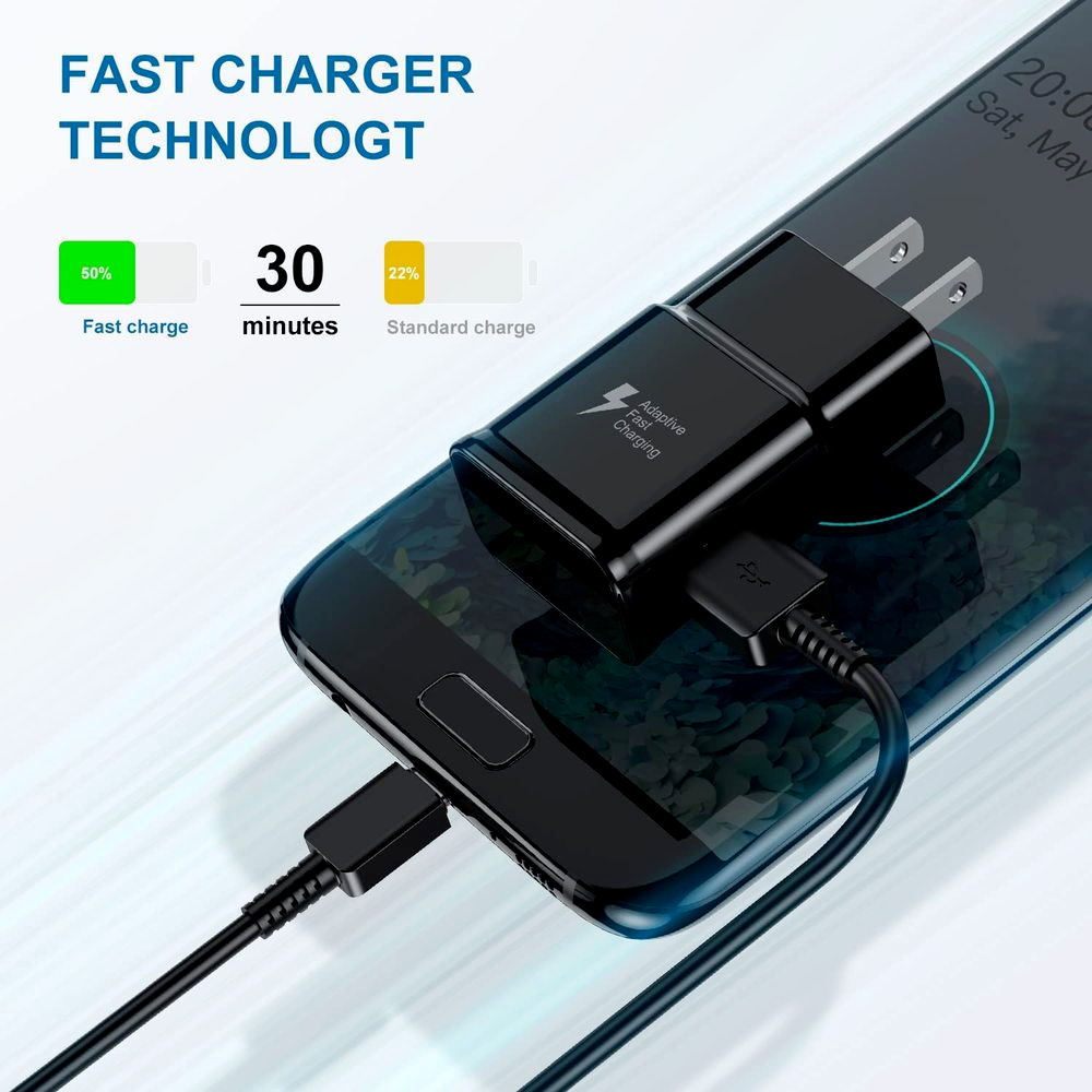3 PACK Type USB-C Fast Wall Charger Adaptive For Samsung Galaxy S22 S21 S20 S10