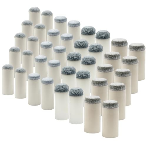 Slip On Pool Cue Tips Replacement Billiard Cue Tips 9mm, 10mm, 12mm, 13mm 40