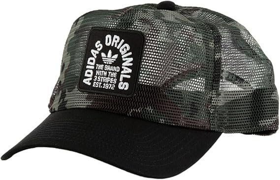 Adidas Men's U Worldwide Full Mesh Trucker Hat Og Street Camo One Size New