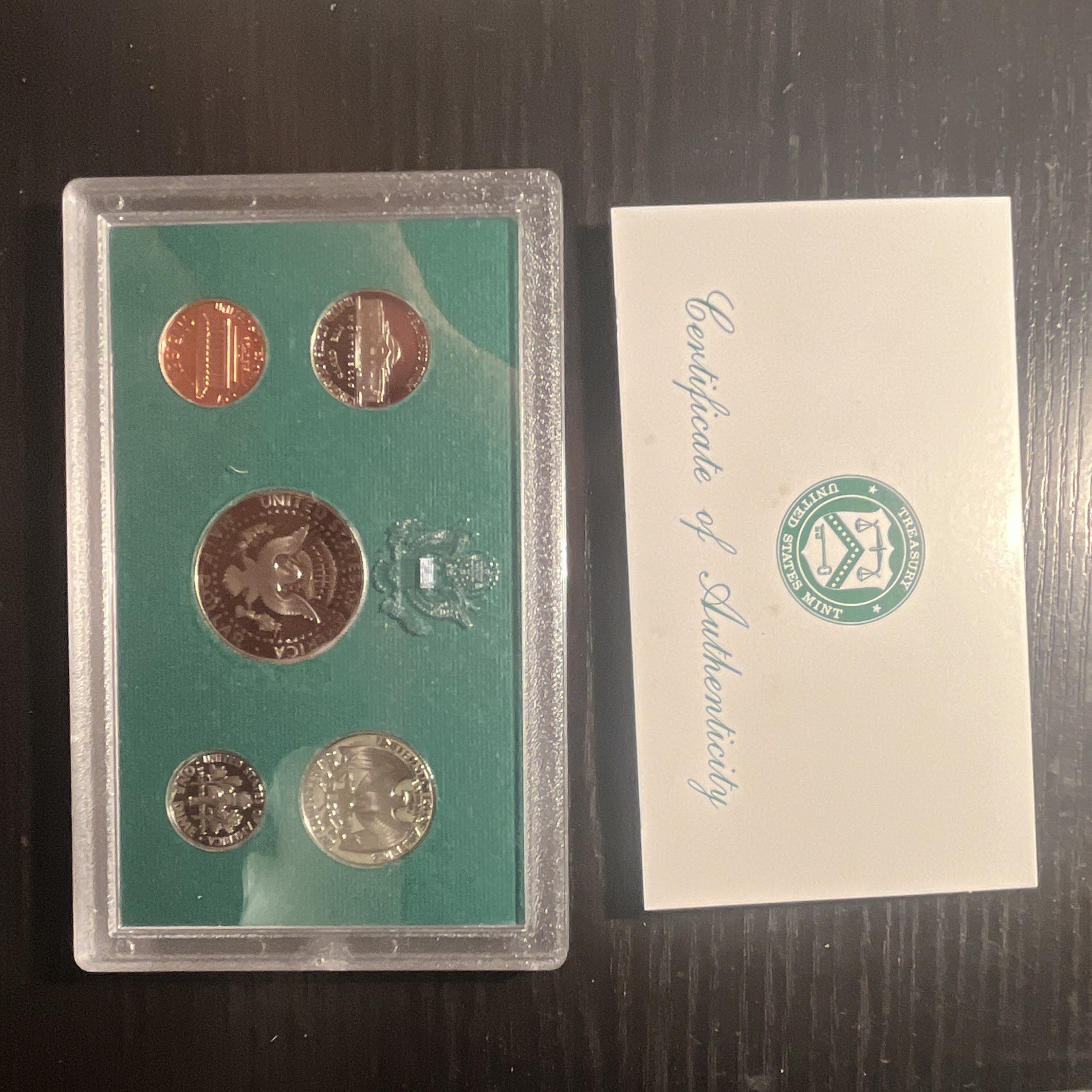 1998 S U.S. Proof Set Mint w/ Original Green Envelope & COA