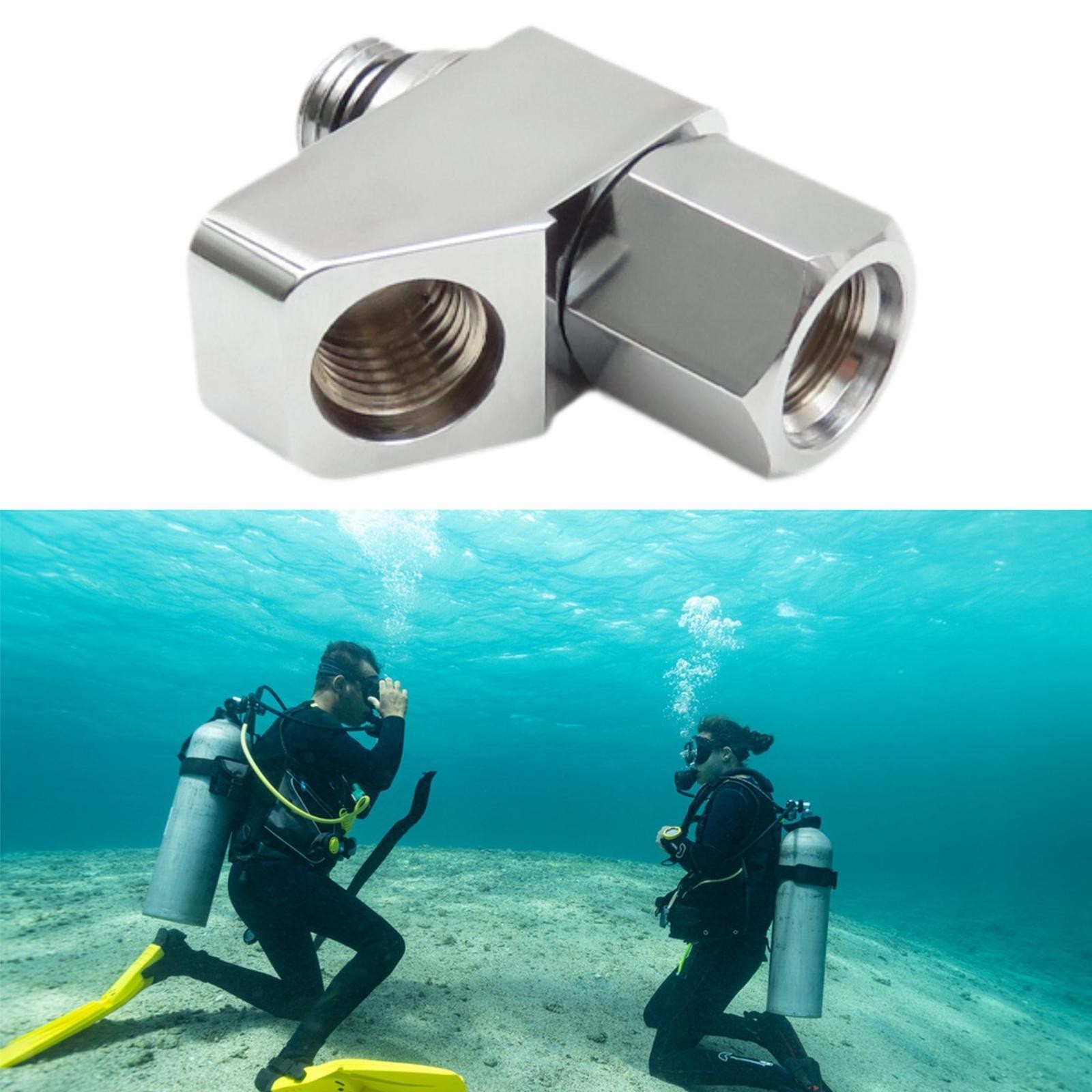 High Pressures Diving Splitter Supplies Lightweight Flexible Scuba Regulator