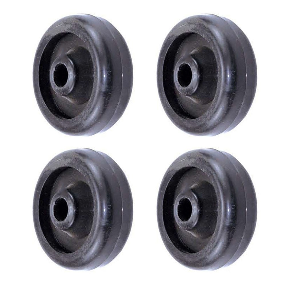 4pcs Caster Wheels Nylon for Treadmill and Exercise Bike Fitness Equipment Set