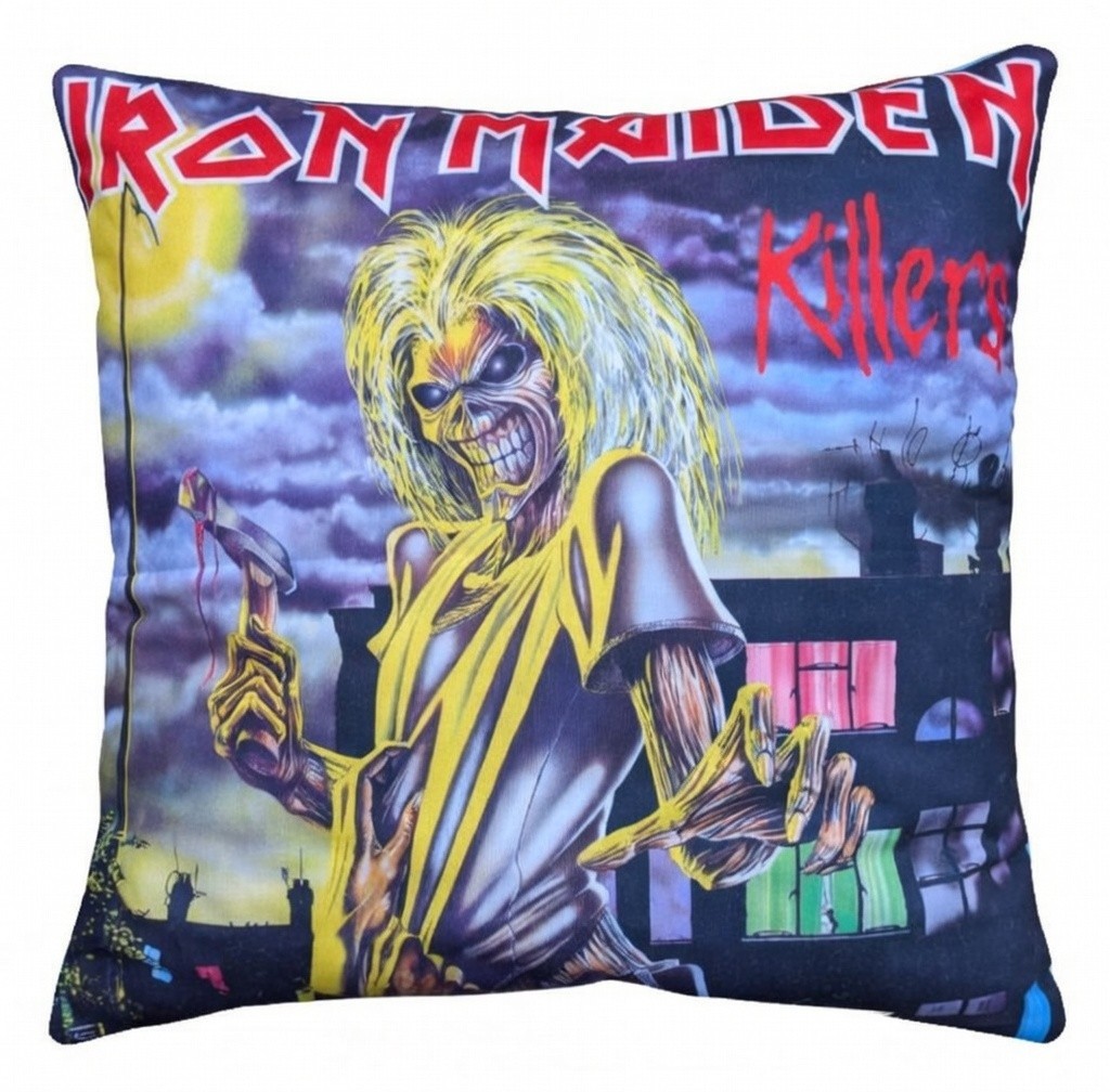 Iron Maiden Killers Number Of The Beast Pillow 18" x 18" Album Cover Series