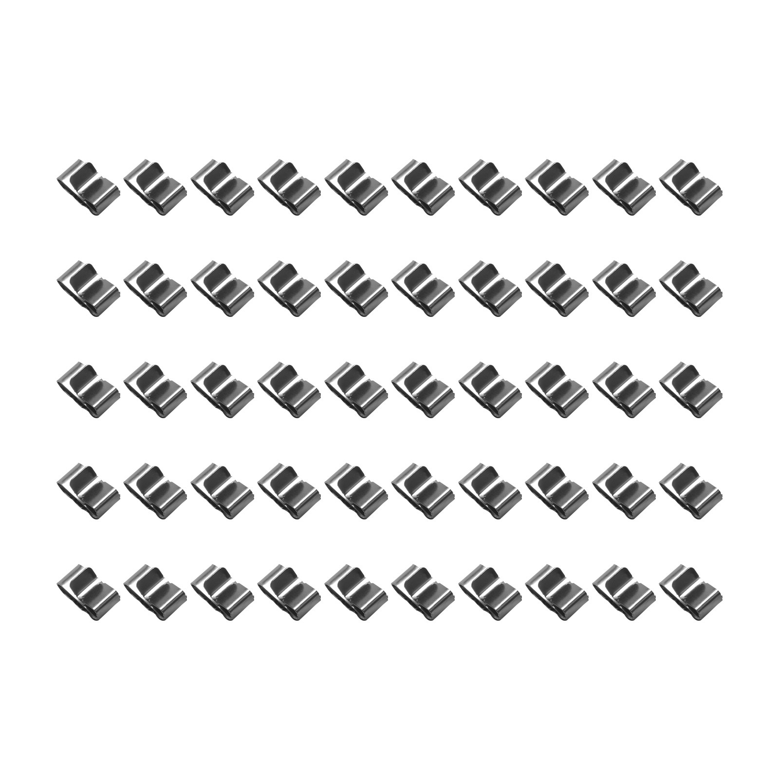 50 Pcs Solar PV Cable Clip 304 Stainless Steel Rustproof for Solar Panel System