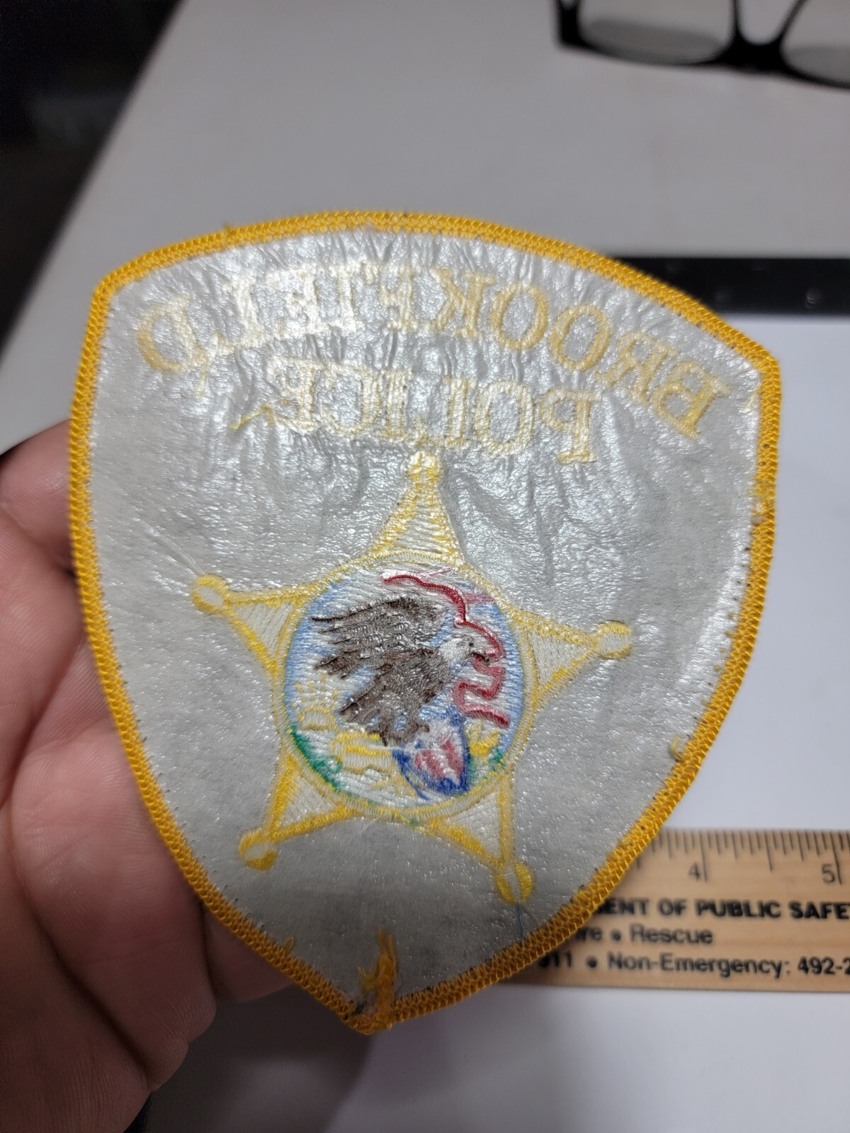 C4B Police Patch Illinois Brookfield Used