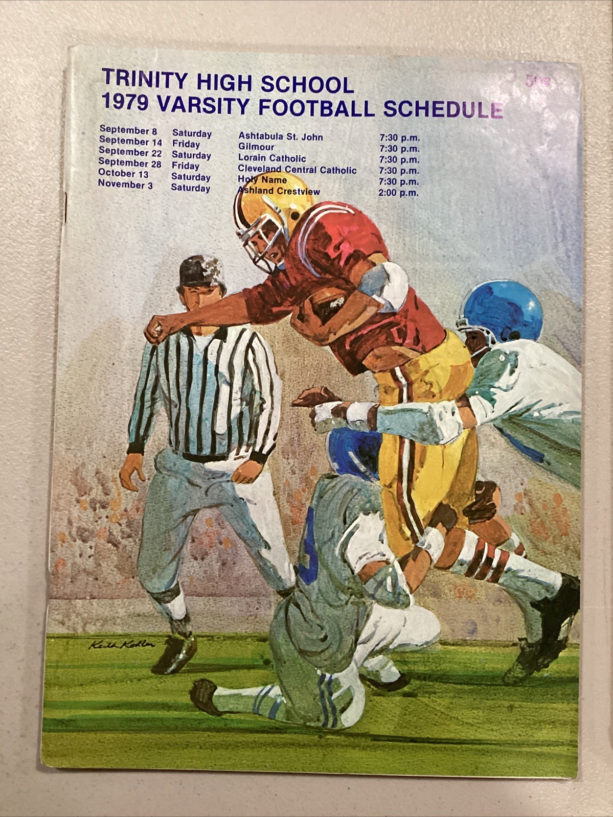 1979 Trinity v Cleveland Central Catholic High School Football Program