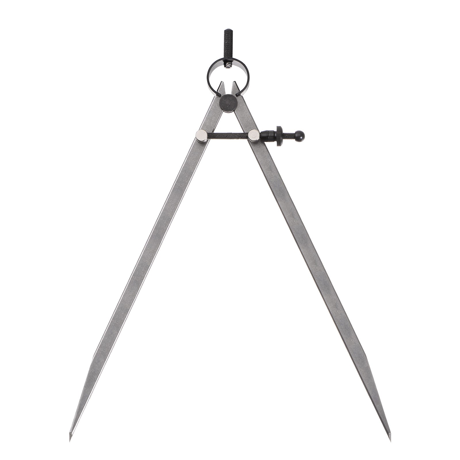 Spring Joint Caliper 12" Carbon Steel Spring Divider w Solid Nut Flat Leg