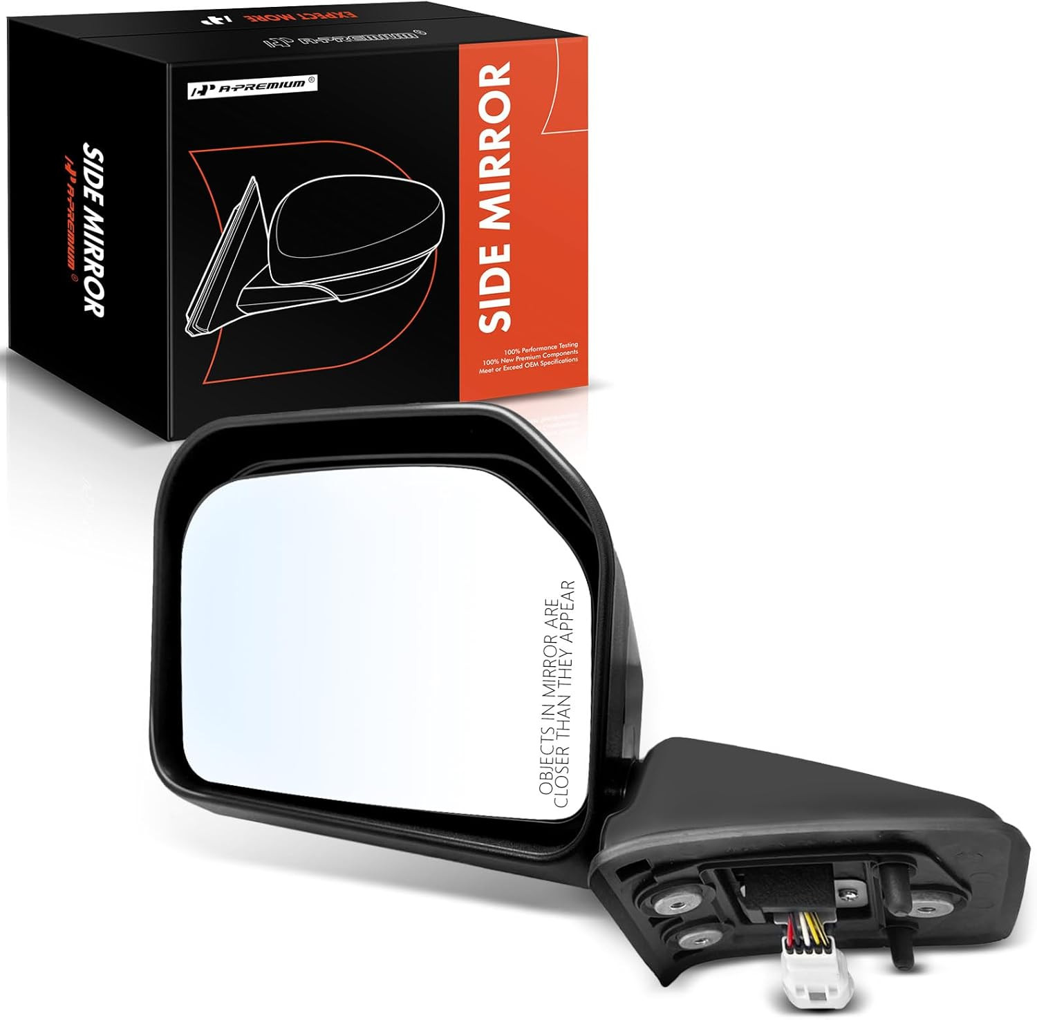 Passenger Power Door Mirror Folding Black Turn Signal Toyota FJ Cruiser 2010-13