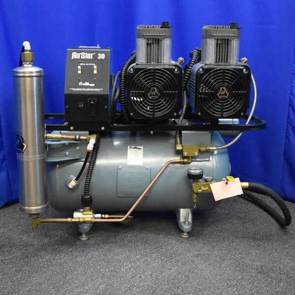 Air Techniques AS30 Dental Dentistry Air Oil Free Compressor Unit 1.5 HP 220V