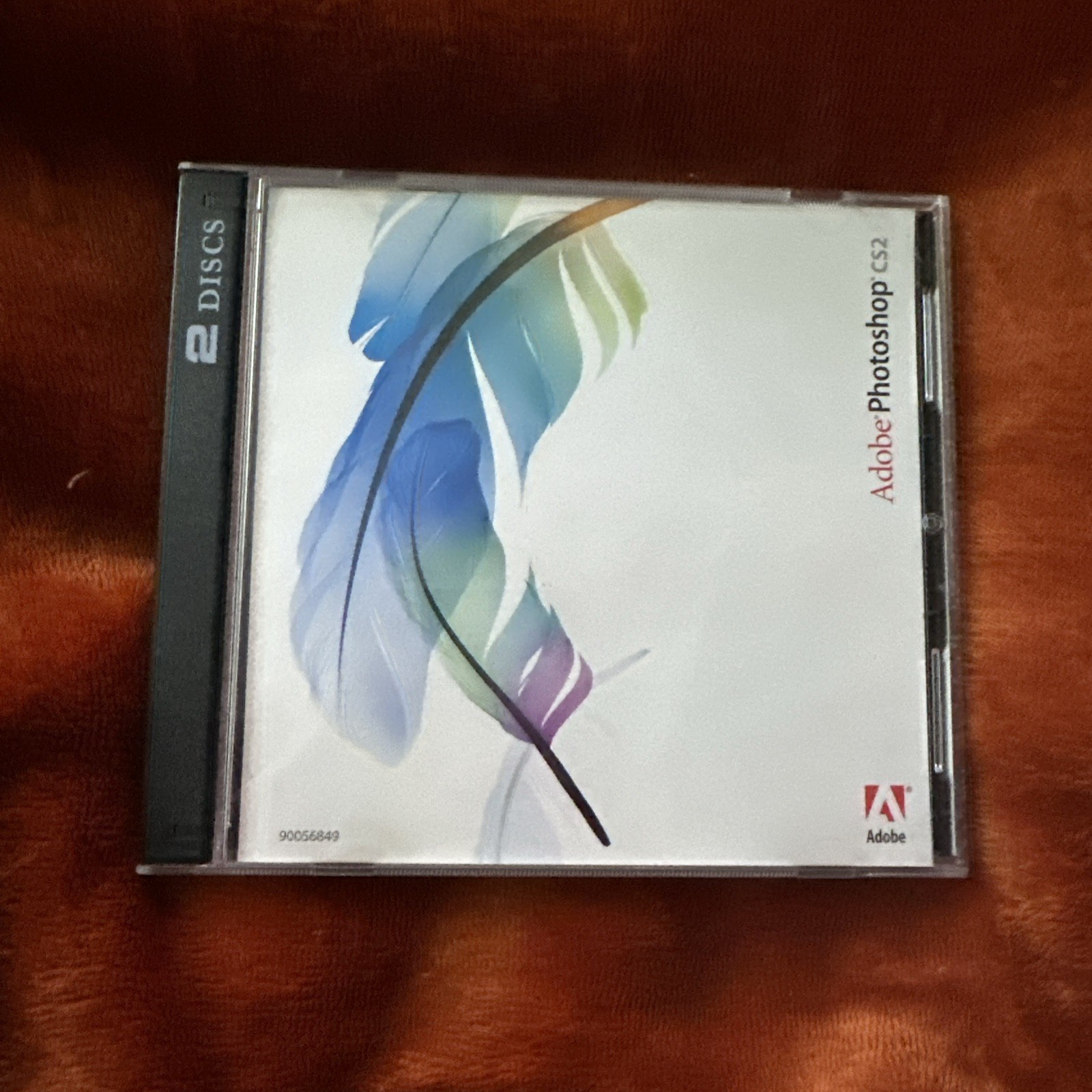 VINTAGE 2005 ADOBE PHOTOSHOP CS2 & VIDEO TRAINING DISC FOR MACINTOSH w/ SERIAL #