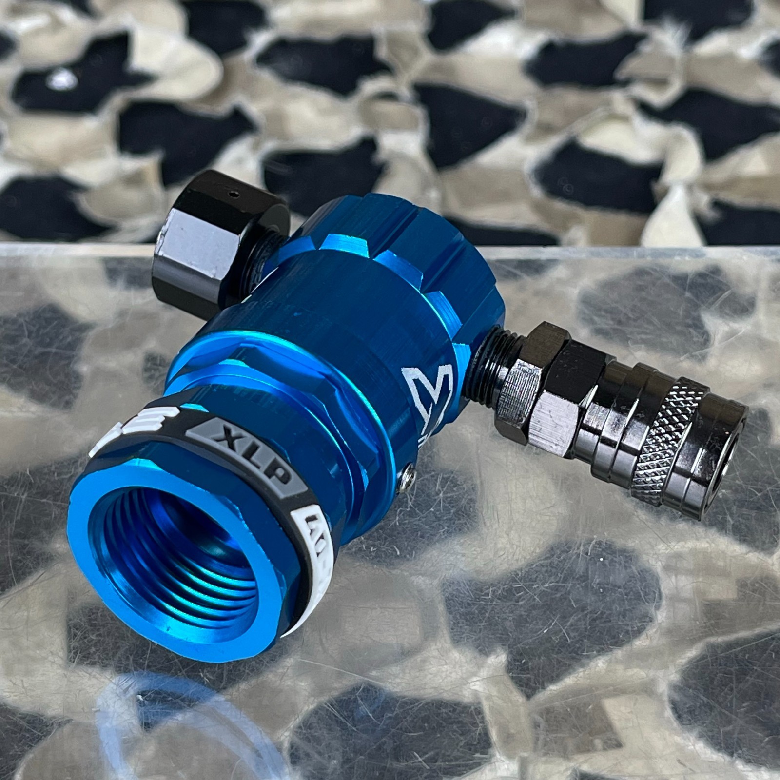 NEW HK Army Hostile Airsoft XLP Regulator w/ Side Port - Blue