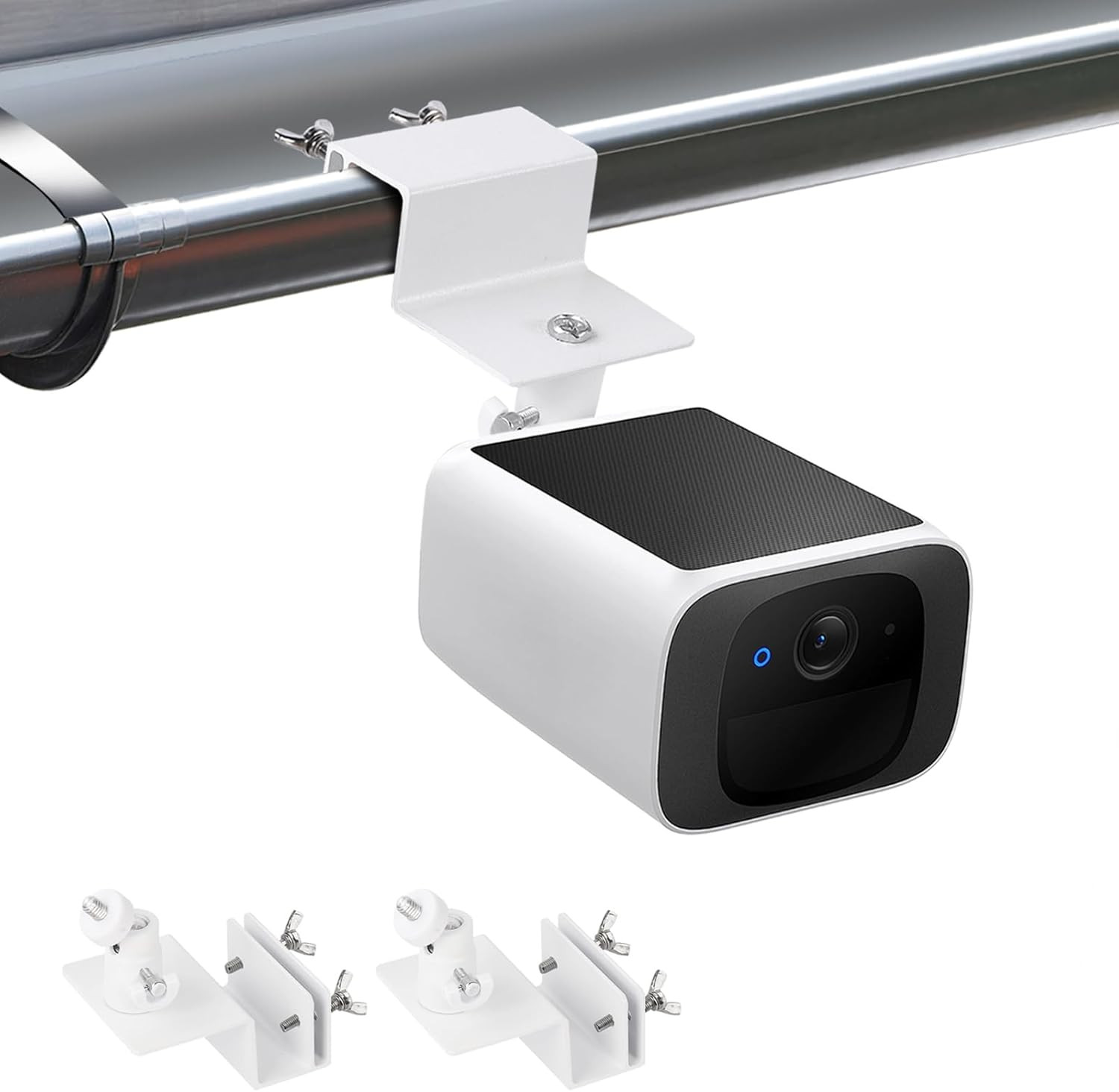 2Pack Gutter Mount Compatible with Eufy Security Solocam S220/C210, Eufycam 2C/2