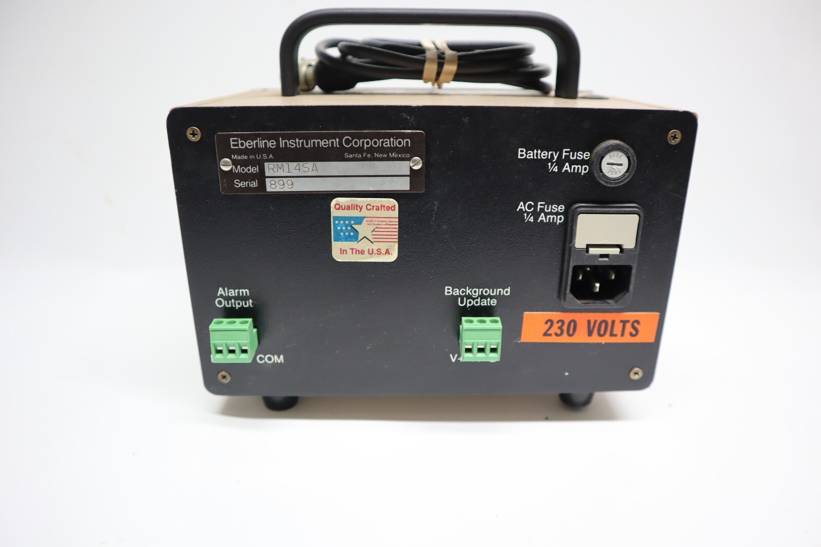 Eberline RM-14SA Count Rate Meter W/ Cord