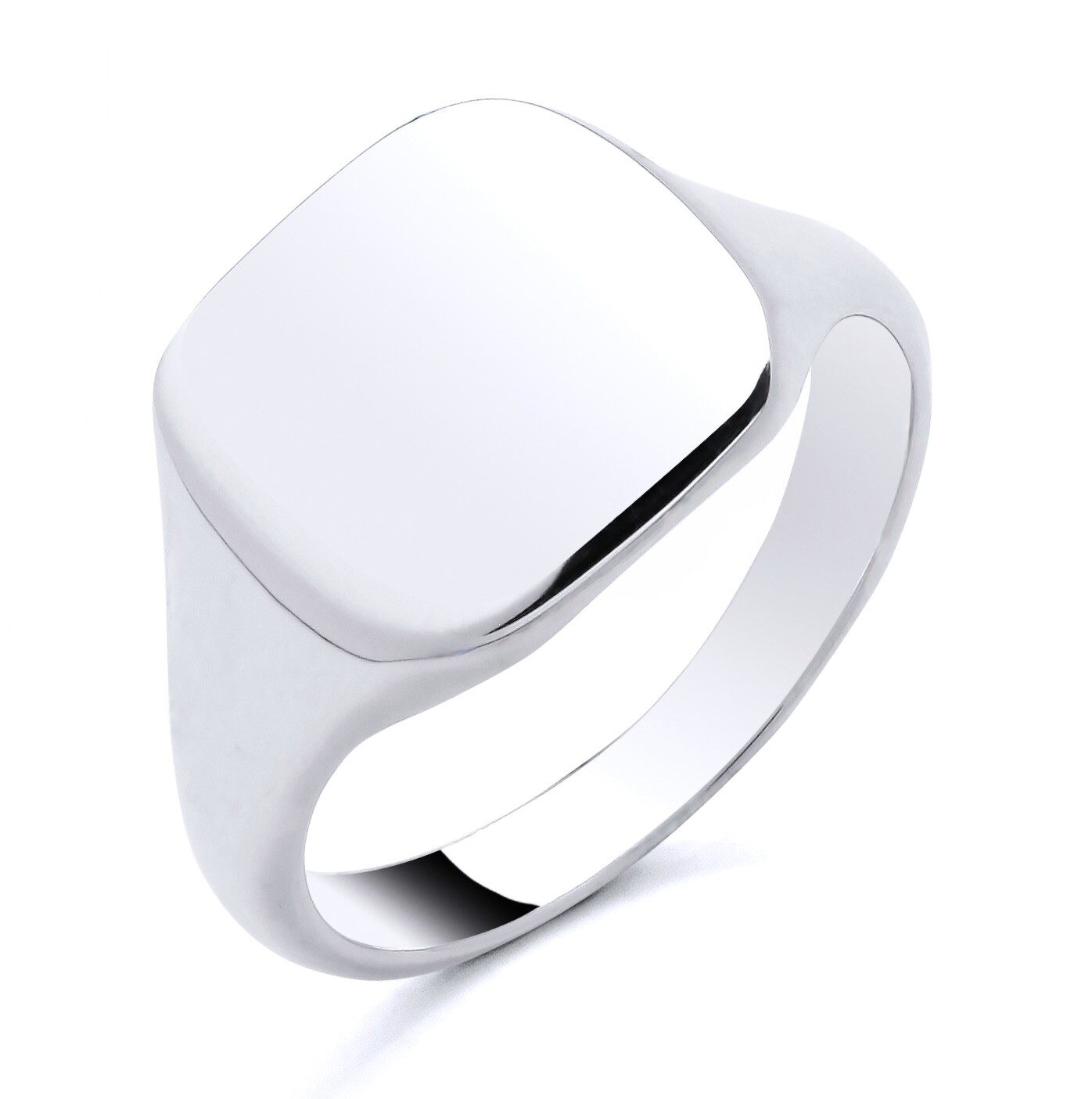 925 Sterling Silver Heavy Signet Ring size M N O P Q R S T U V - MEN'S or LADIES
