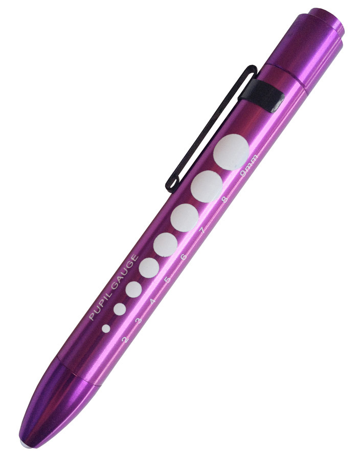 Prestige Medical Pupil Gauge LED Penlight: 13 Colors to choose from. Style 214