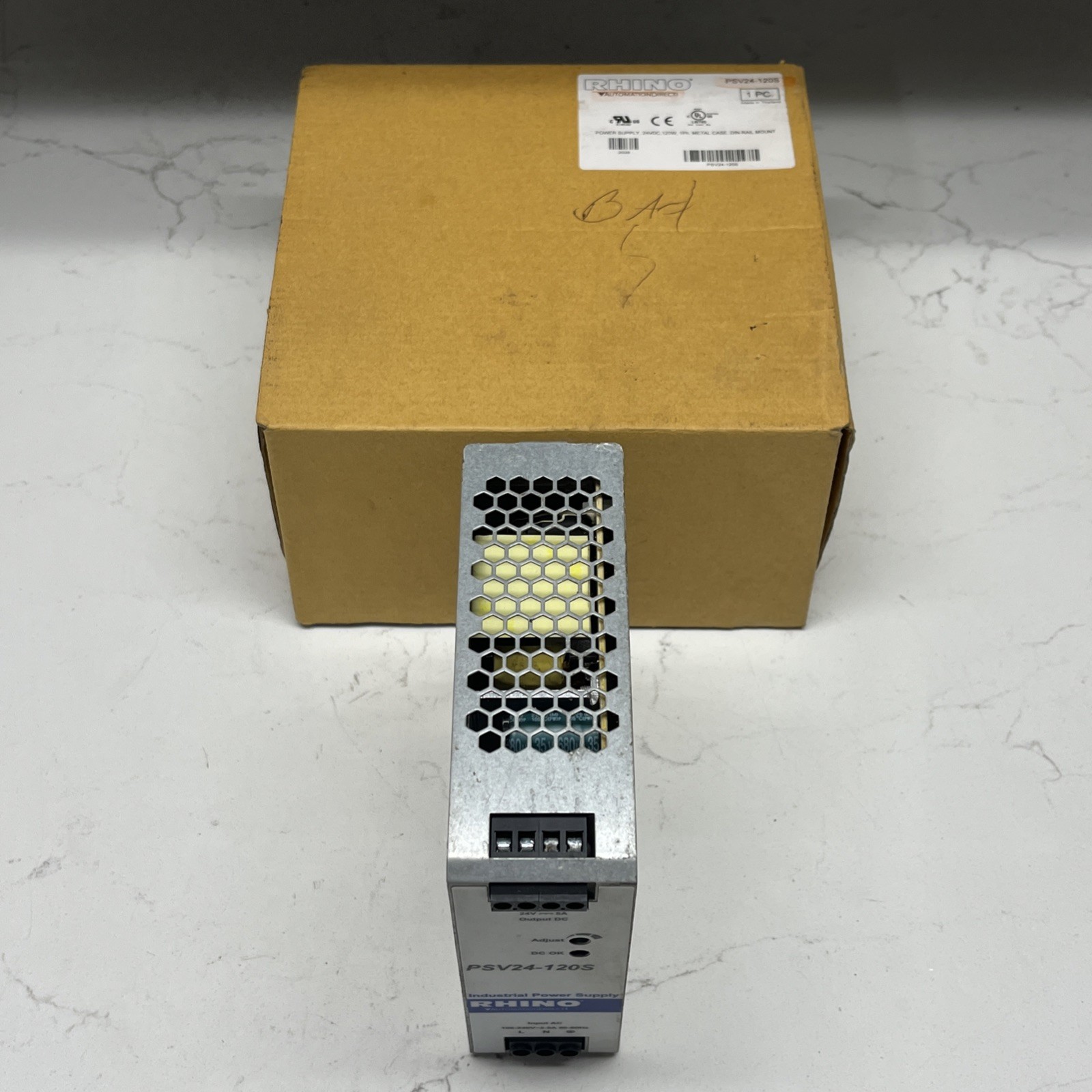 Rhino Automation Direct Industrial Power Supply PSV24-120S