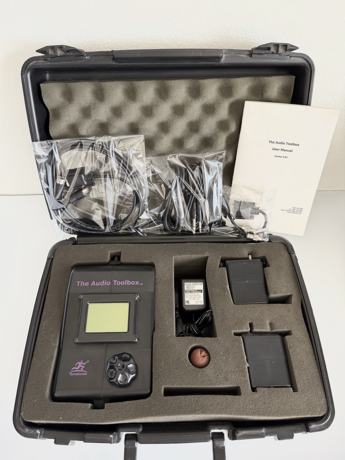 TerraSonde The Audio Toolbox SST-3 Acoustic Audio Analyzer Complete Kit Tested